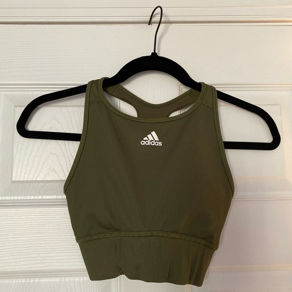 adidas Other - Adidas green sports bra with padding size xs
